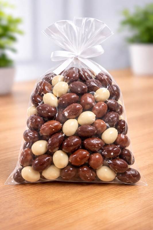 Cacahuates Pequeños Rellenos de Chocolate