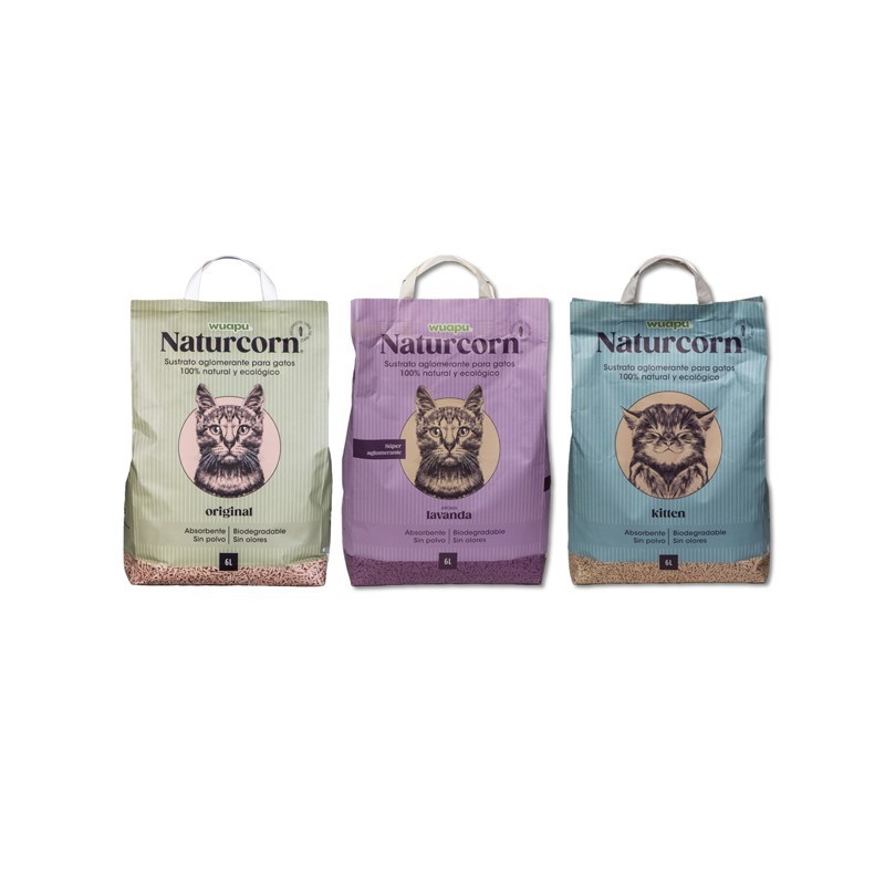 Wuapu Naturcorn Arenas Gatos