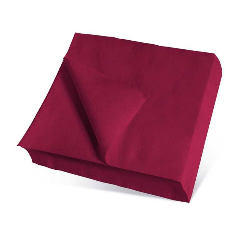Servilleta 40X40 burdeos