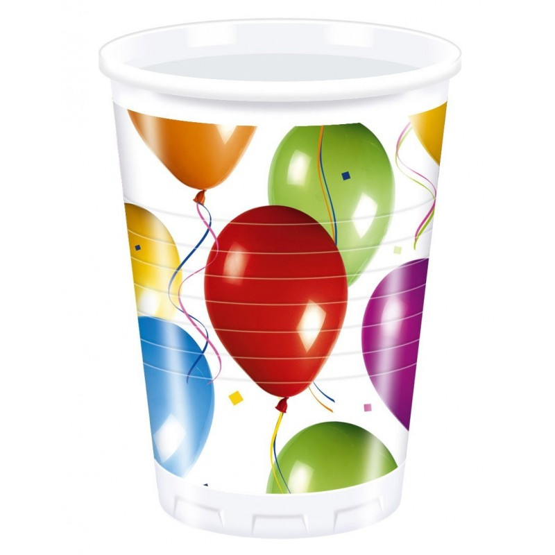 vasos de cumpleaños