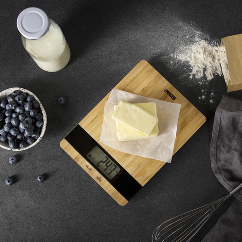 BASCULA COCINA PRINCESS 492944 BAMBU 5 KG