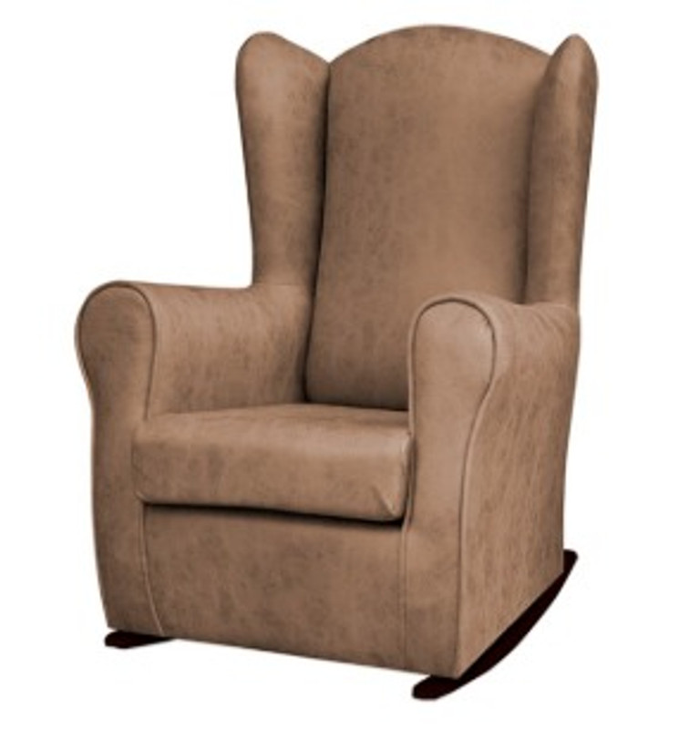 Sillón Orejero Mecedora Tapizado