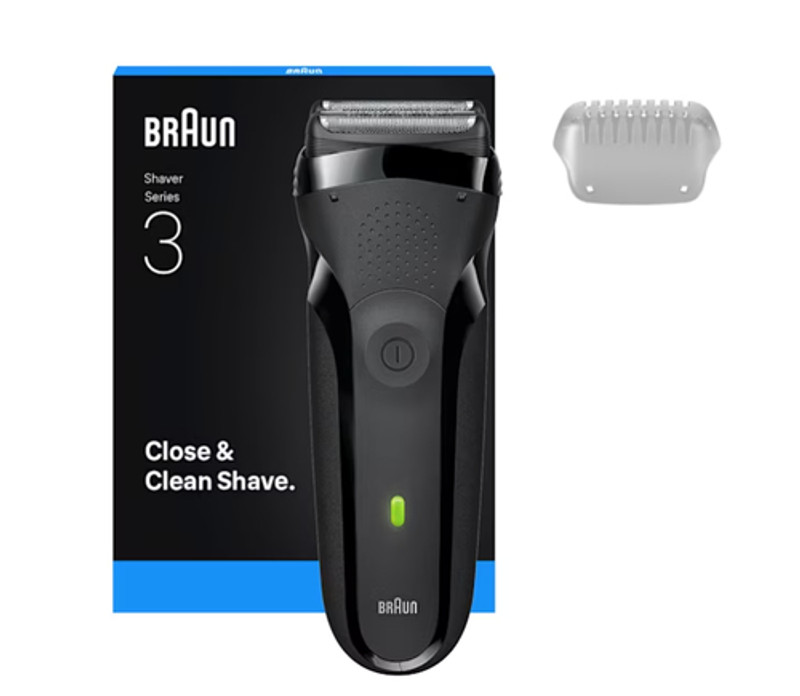 AFEITADORA BRAUN 300S BLK SERIE 3 BOX EURO