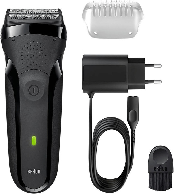 AFEITADORA BRAUN 300S BLACK SERIE 3