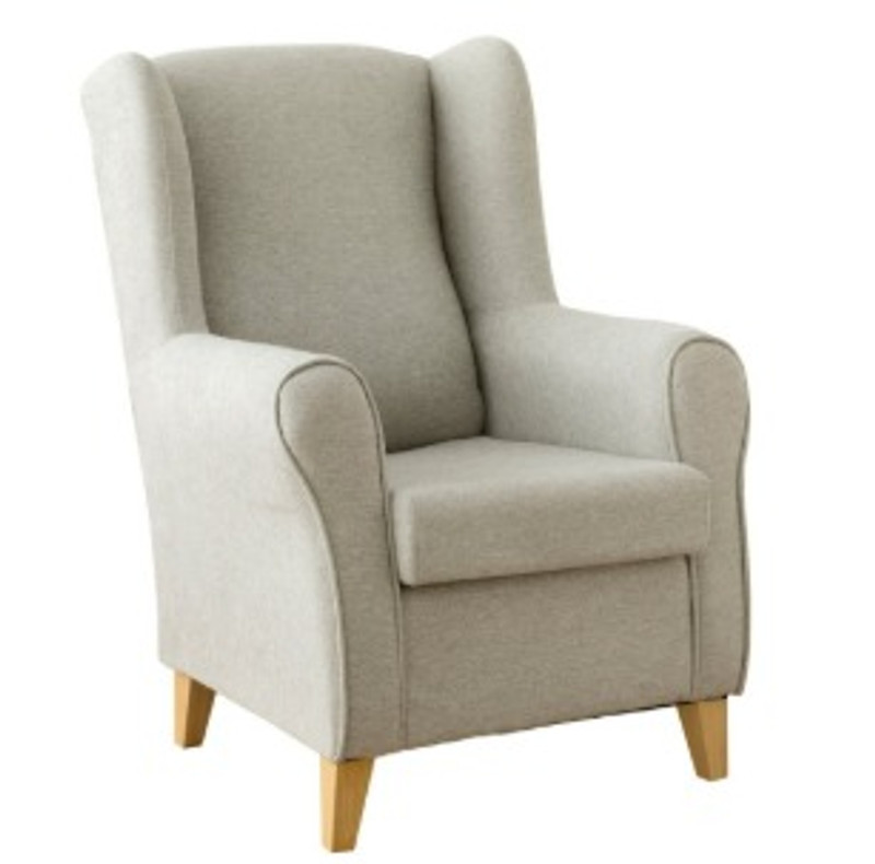 Sillón Orejero Clásico Tapizado