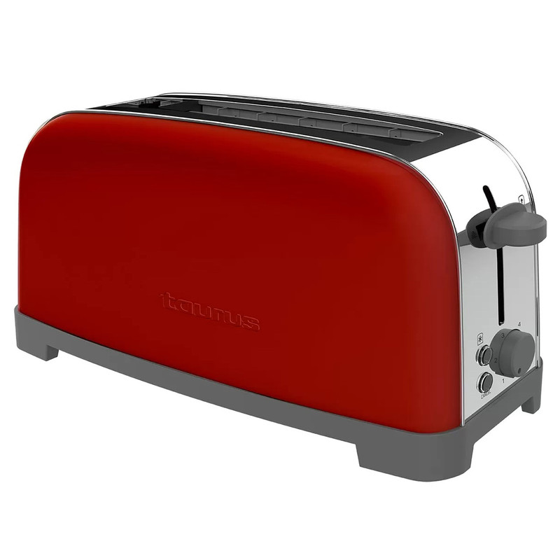 TOSTADOR TAURUS VINTAGE SINGLE RED 850W