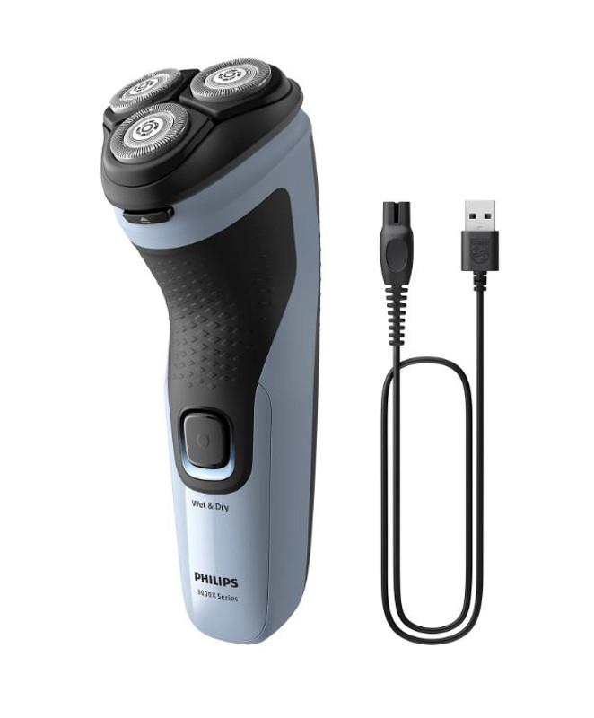 AFEITADORA PHILIPS WET&DRY 3D CORTAPATILLAS RECARGABLE